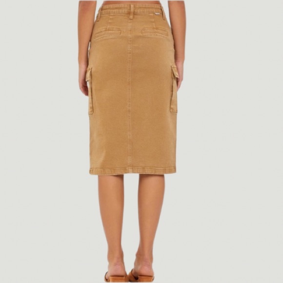 NEW HIGH RISE MIDI CARGO
SKIRT MOCHA - Picture 7 of 7